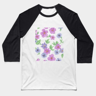 floral pattern Baseball T-Shirt